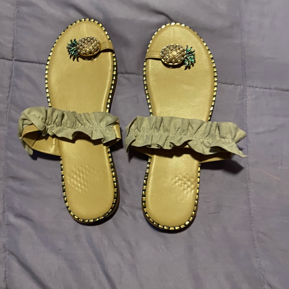 Pineapple sandals